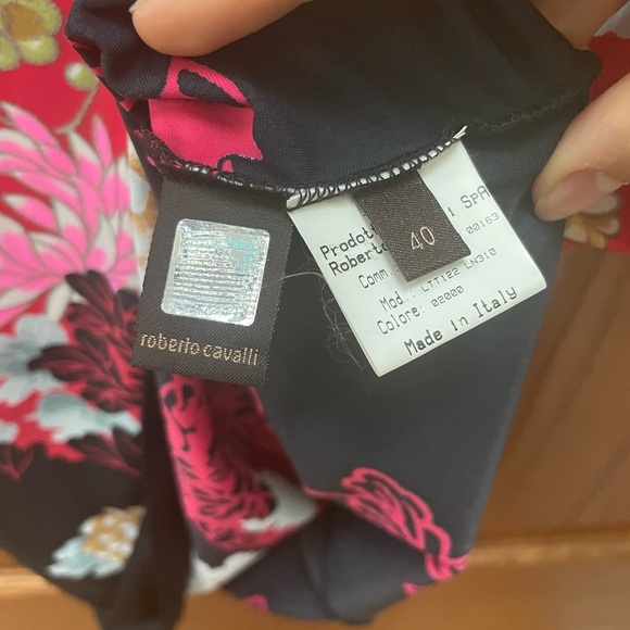 Roberto Cavalli dress w/ rhinestones NWOT Sz 40 w/ hologram seal of authenticity - Picture 4 of 13